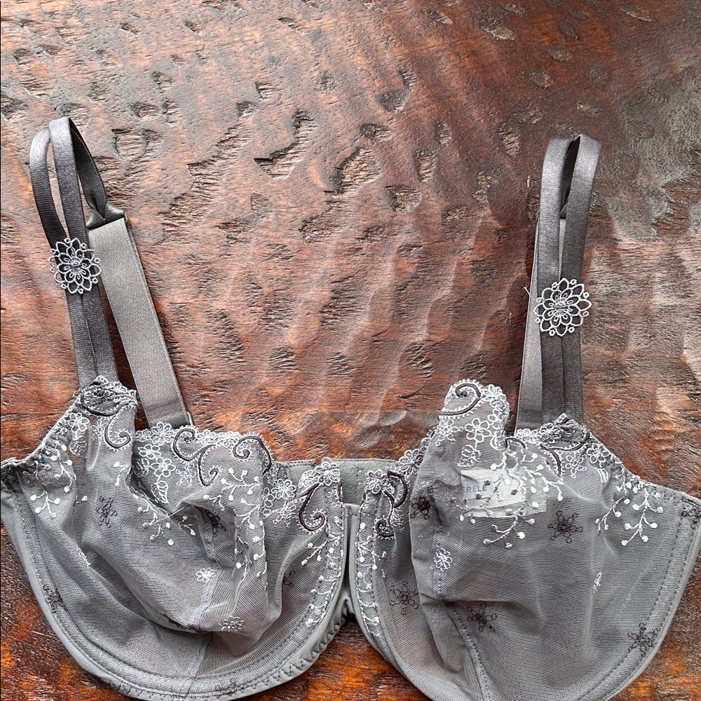 Simone Perele Gray Lace Bra